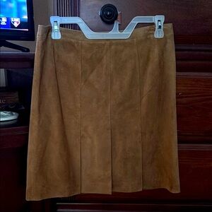 LOFT Brown A-line Mini Skirt for Casual Wear